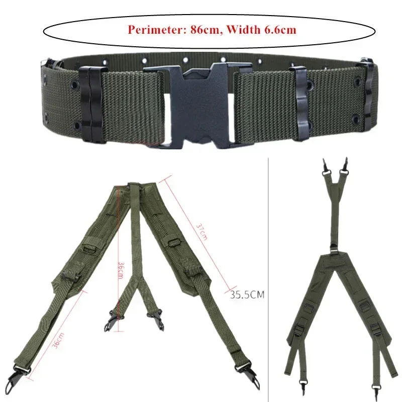 Outdoor Adjustable Equipage Suspender X Type Tactics Braces New Tactical Suspenders Men Duty Belt Harness Combat Readiness Strap