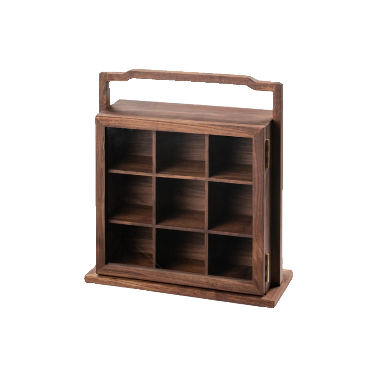 

Black walnut new Chinese style, with door, Duobao Pavilion, solid wood, household, small, bogu