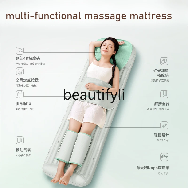 

Electric multi-functional massage mattress, automatic kneading cushion, back, waist, cervical spine, massager