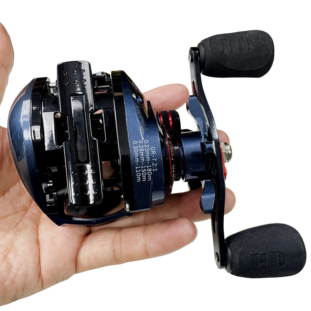 Imagem -02 - Carretel de Metal Ultraleve para Bass Fishing Baitcasting Reel Freio Magnético Max Drag 8kg