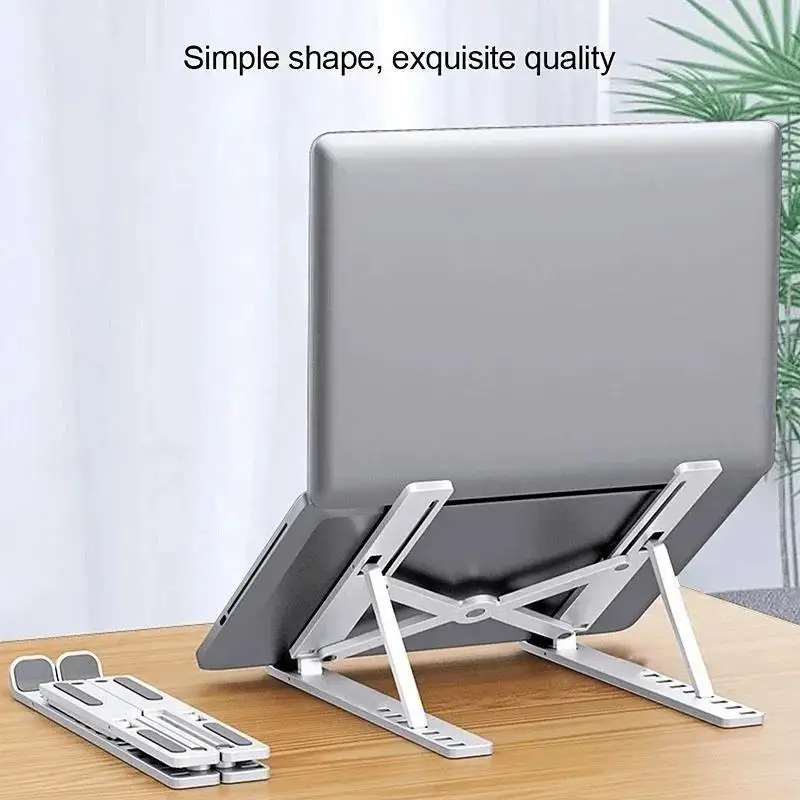 Portable Laptop Stand Foldable Support Base Notebook Stand For Computer Laptop Holder Cooling Pad Riser Macbook Stand  Laptop