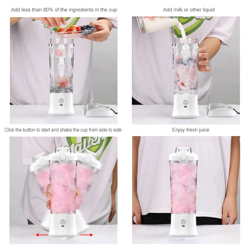 خلاط لاسلكي من النوع C ، خلاط كهربائي ، خلاط عصير ، خلاط طعام صغير ، خلاط شخصي ، خلاطات عصير