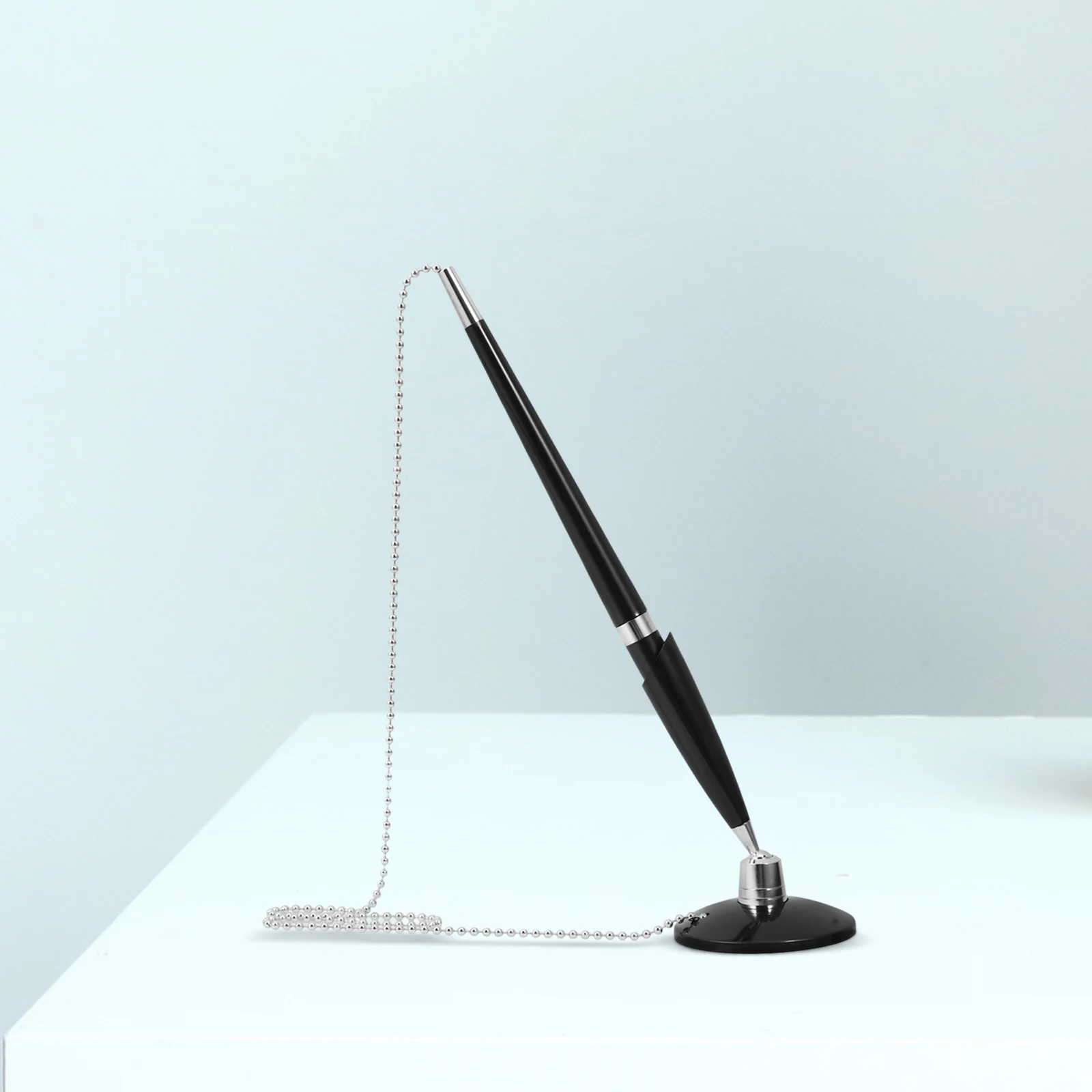 قلم حبر جاف احترافي مع حامل حبر مقاوم للاهتراء، قلم توقيع سطح المكتب طويل الأمد لاستخدام عداد بنك المكتب #5