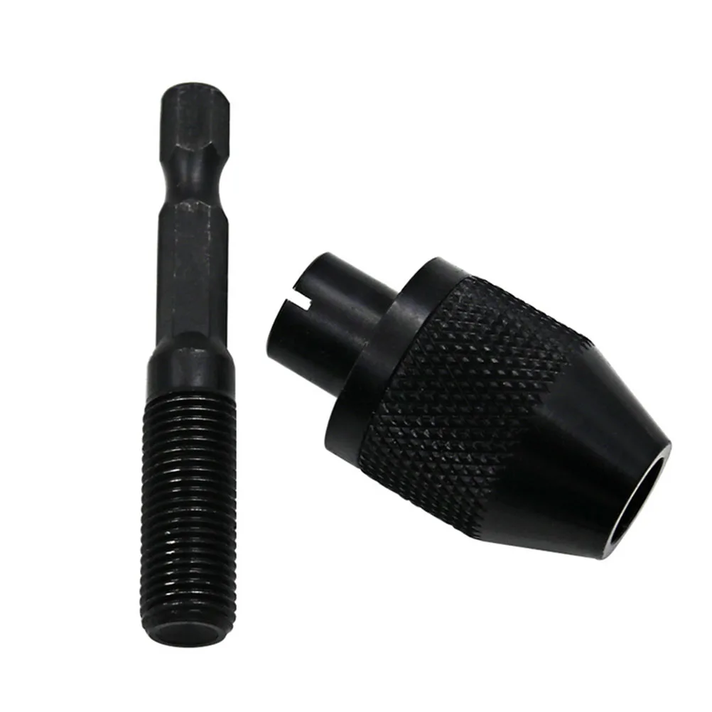 

1PC Electric Drill Chuck 0.3-6MM Power Hand Drill Bit with 6.35MM Connecting Rod Small Electric Grinding Clip Drill Sturdy Elect