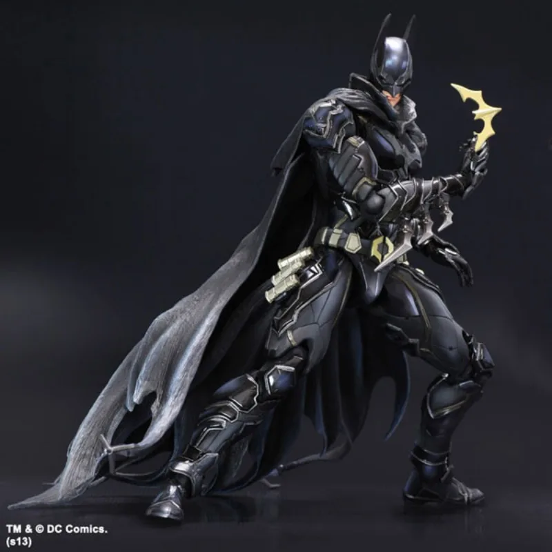 Marvel Anime Play Arts Arkham Reassembly Batman blueblack limited edition Joint mobility Action Figure Model Collection Toy gift