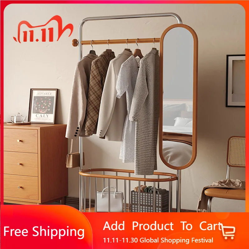 

Display Storage Coat Racks Standing Clothes Organizer Open Luxury Hotel Hanging Coat Racks Bedroom Perchero Trendy Furniture