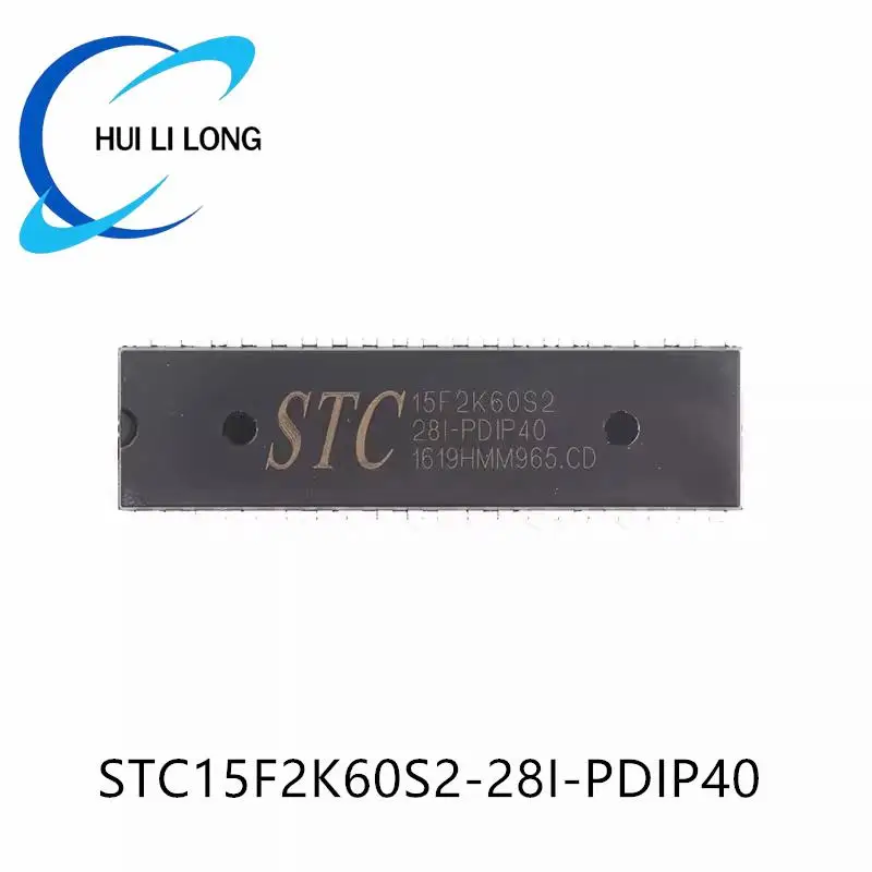 STC15F2K60S2 STC15F2K60S2-28I STC 15F2K60S2 PDIP40 DIP-40 1T 8051 Microcontroller MCU IC Controller Chip 15F2K60S2-28I-PDIP40