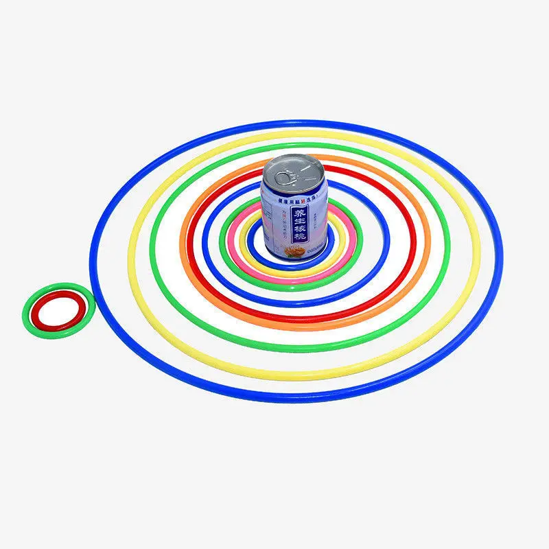 어린이 재미있는 던지기 게임 반지 던지기, 부모 자녀 친구 상호 작용 경쟁, 민첩성 근력 운동 장난감, 10 개