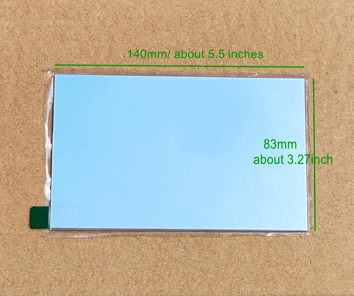 5.8" Projector Heat Insulation Lens HD Brighten Polarizer Film Thermal Polaroid Glass Filter Yellow Screen Repaire 140*83mm 058