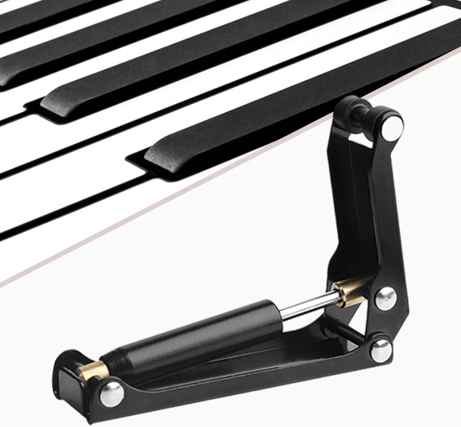 Piano Keyboard Cover Descent Device Close Piano Fallboard Decelerator Hydraulic Buffer Lid Control Device for Finger Protection