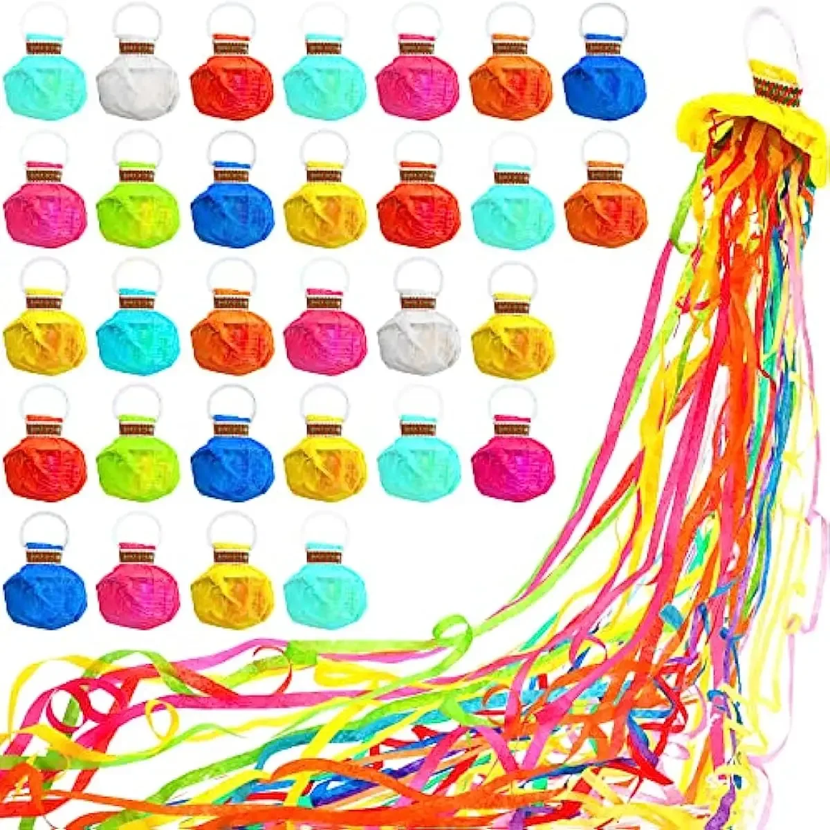

10Pcs Poppers Hand Throw Streamer Confetti Throw Streamers Paper Hand Throw Ribbon for Wedding Birthday Party Decor Supplies