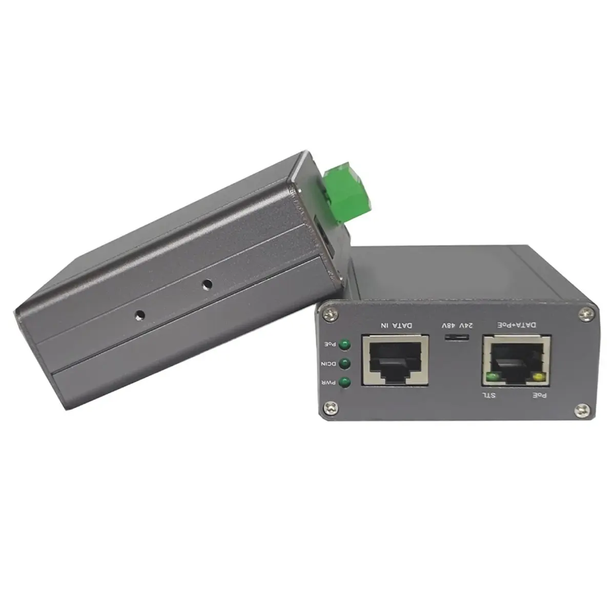 Y358A~!#For V2 2.5G POE Injector for V2 36-48V Step Up 90w POE Output Support AC & DC Dual Power Supply