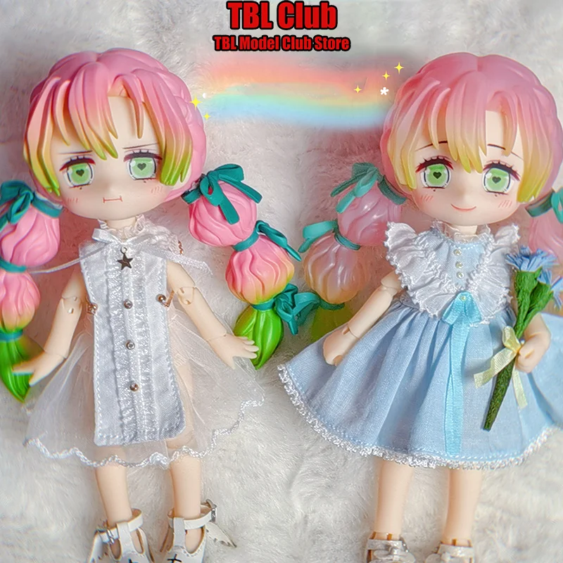 

Кукла Gsc, замена лица, OB11, раздельная голова, аксессуар, масштаб 1/12, Iguro Obanai Kanroji Mitsuri, аниме для 6-дюймовой экшн-фигурки солдата