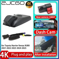 ZJCGO UHD 4K 2160P Plug and Play DVR Dash Cam Video Recorder for Toyota Harrier Venza XU80 2021 2022 2023 2024 2025