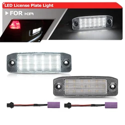 For Kia Borrego 08-14 Mohave 08-09 Opirus 02-11 Amanti 07-10 Carens FG RP Sorento XM SMD Led License Plate Lights Error Free