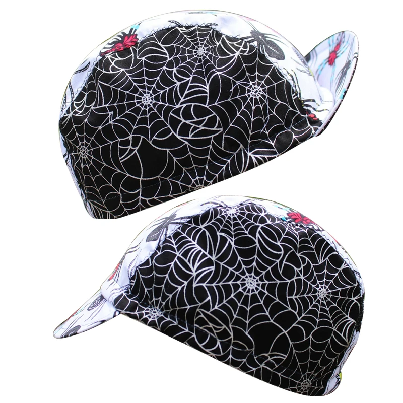 

Cycling Caps Spider Web Ride Head Wear Bike Hat One Size Fits Most