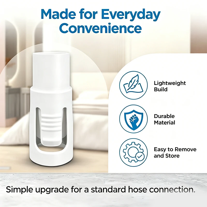 CPAP Hose Adapter for Resmed Airmini Travel CPAP, Compatible with for Resmed Air Mini Hose Adapter Universal Tubing Connector Fi
