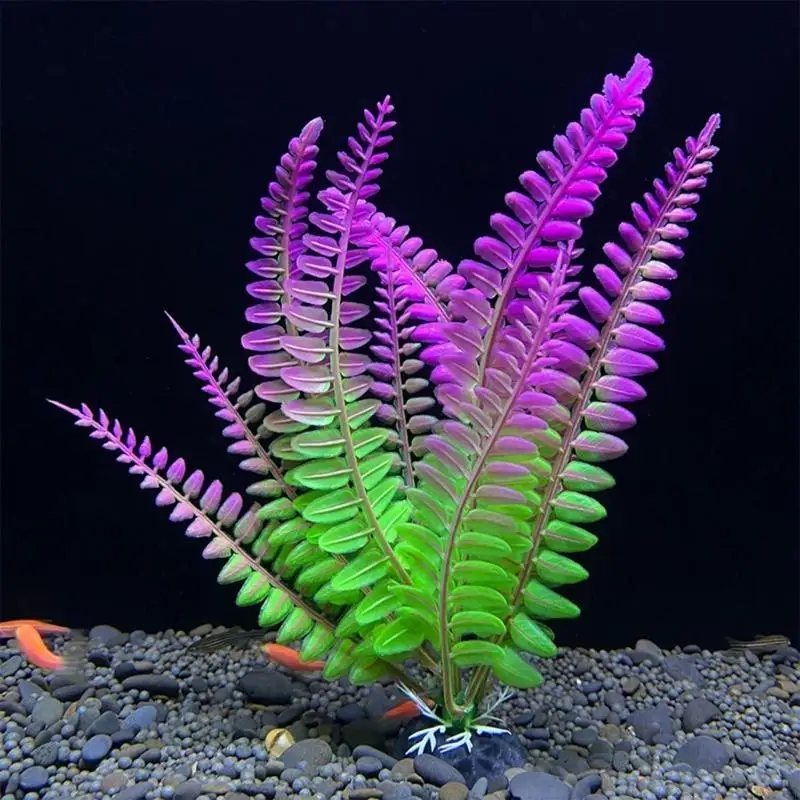 2025 ใหม่น้ำเทียมหญ้าสัตว์น้ำปลา Fishtank พืชน้ำเทียมตกแต่งพิพิธภัณฑ์สัตว์น้ำพืชการตกแต่งหญ้า Fishtank