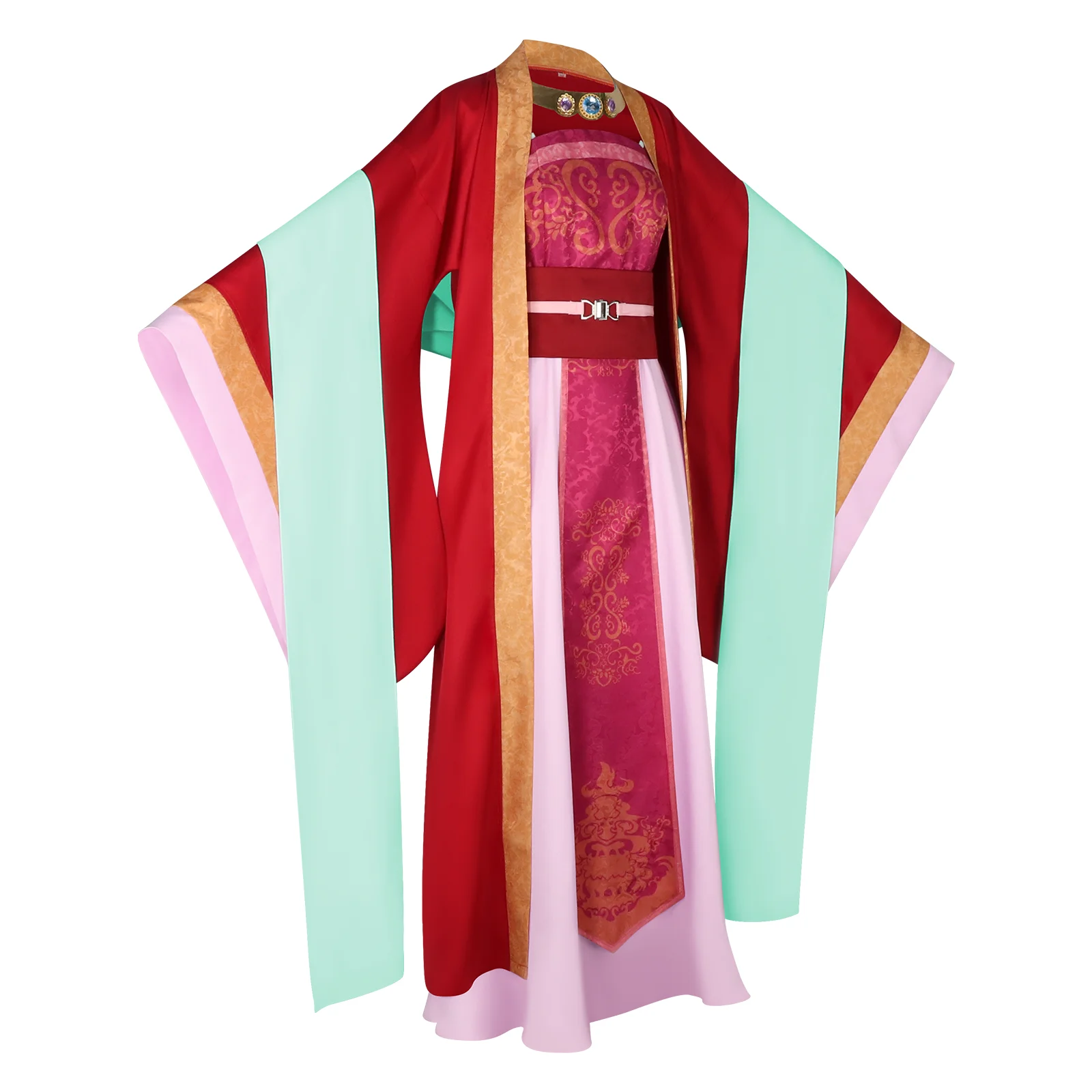 Anime apothecary diários maomao traje feminino hanfu quimono vestido brincos colar conjunto completo