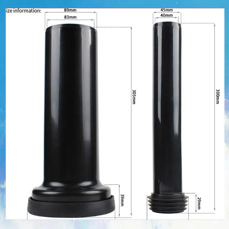

Retail Wall Hung Toilet Extended Pipe Connector Sewage Pipe And Flushing Pipe Toilet Accessories