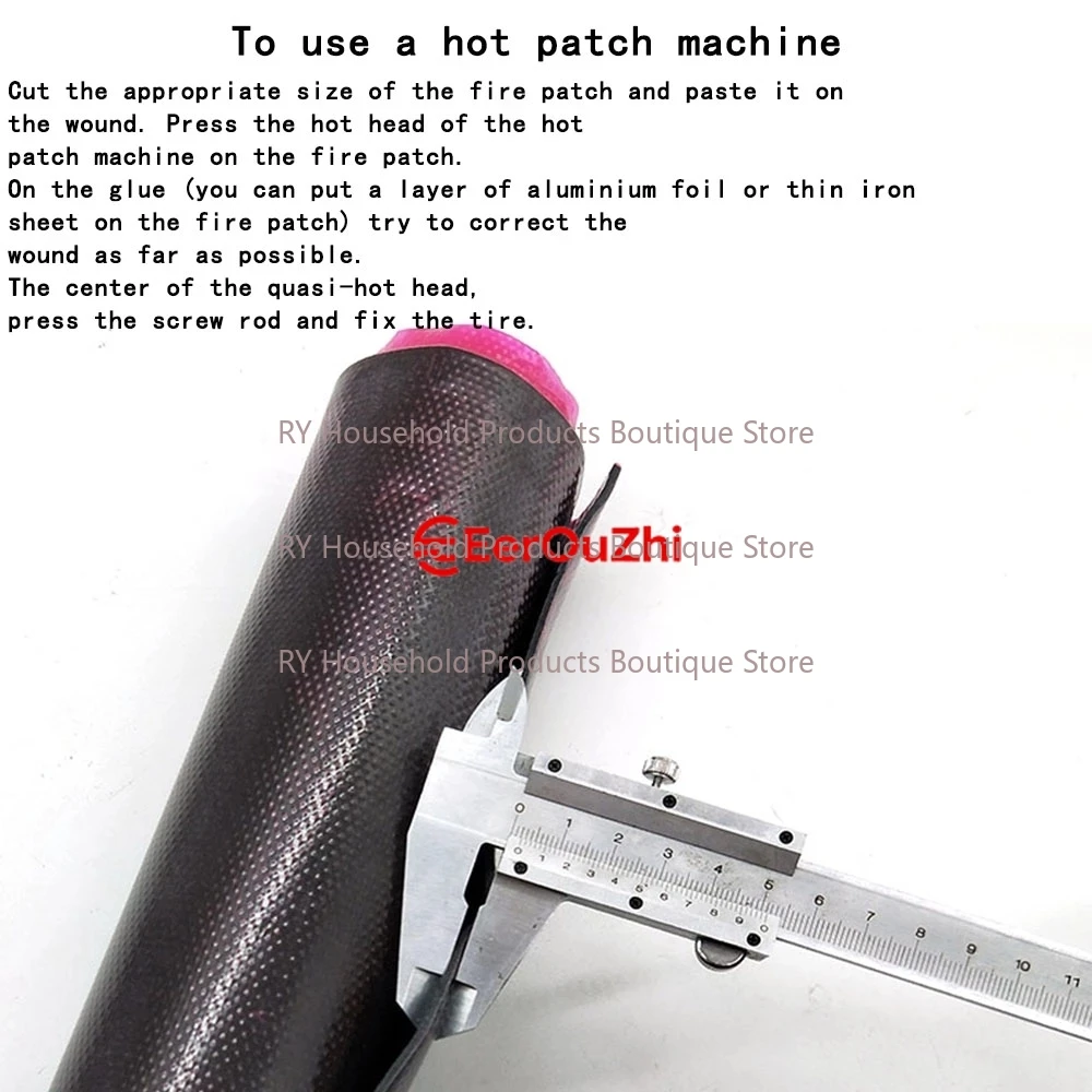 1 kg of fire filling glue/hot filling rubber/filled rubber/tyre glue repair filling rubber and vulcanization machine