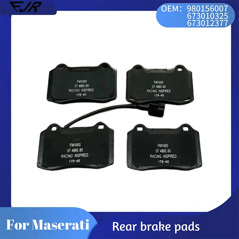 Suitable for Maserati Ghibli, Quattroporte cars accessories High quality rear brake pad  980156007 673010325 673012377