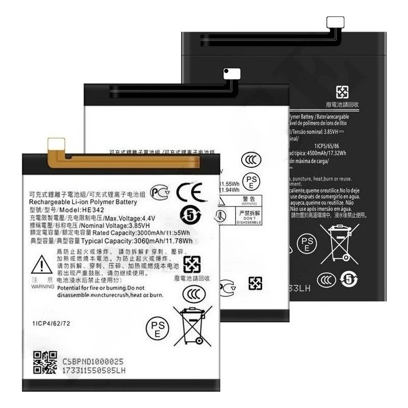 3000mAh 3.85V for Nokia Nokia5C NK7 X71/NK2.3/NK3.2/NK2.4 Mobile Phone Battery