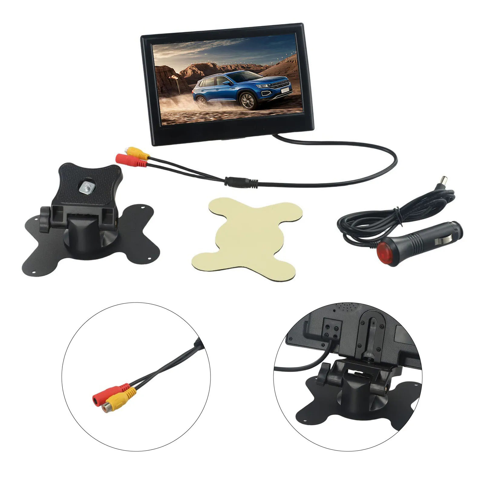 

Monitor Reversing Reversing Display Reversing Camera Sedans Tractor Trailers Truck 7 Inch Color TFT LCD Display