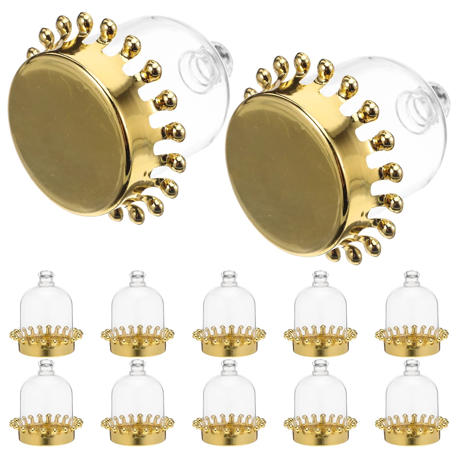 

12Pcs Clear Plastic Candy Boxes European Style Wedding Favor Containers Reusable Candy Dome Treat Boxes for Parties Birthdays