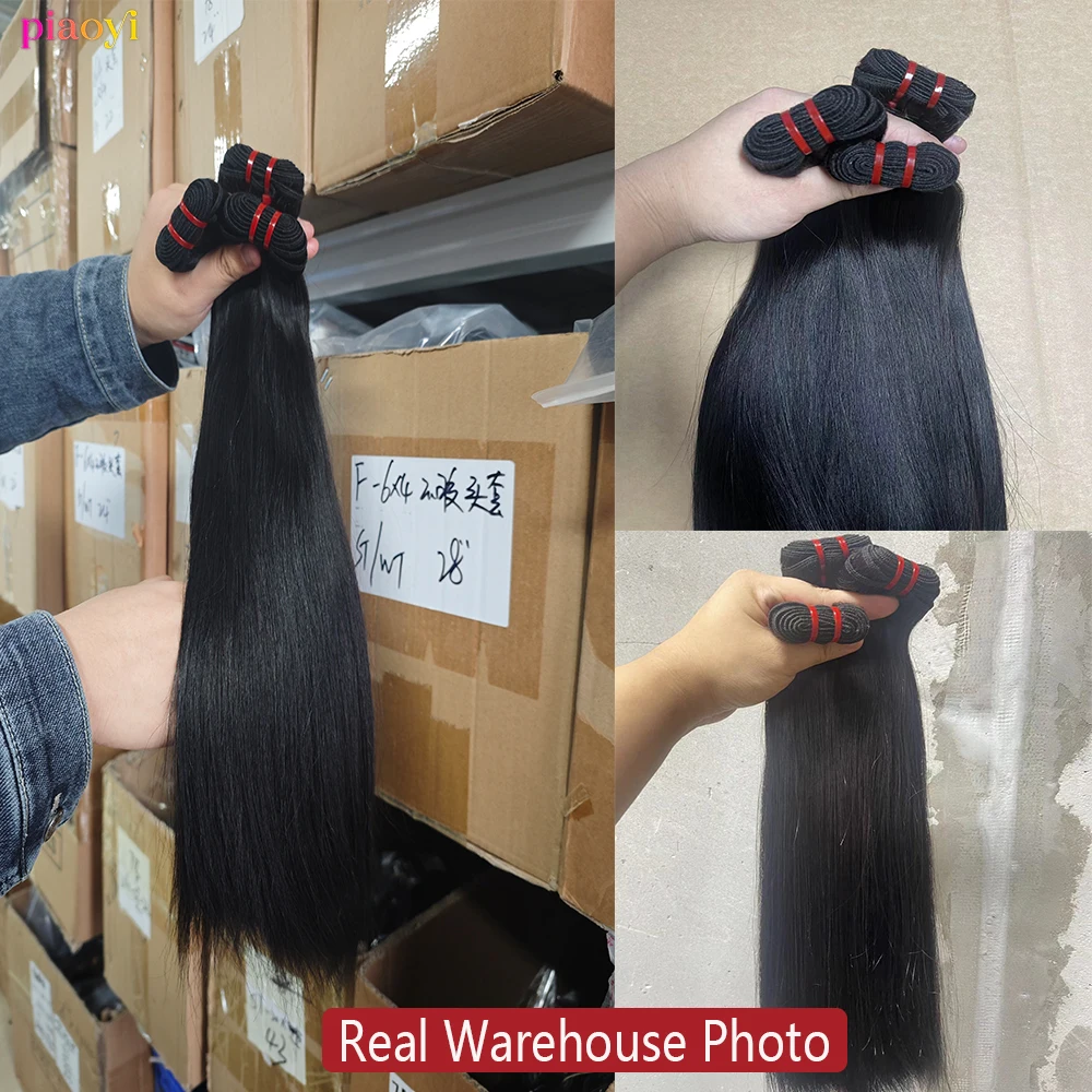 Double Drawn 15A Vietnamese Raw human hair Straight Super Bundles Human Hair Unprocessed Hair Extensions Top Quality Super Deal