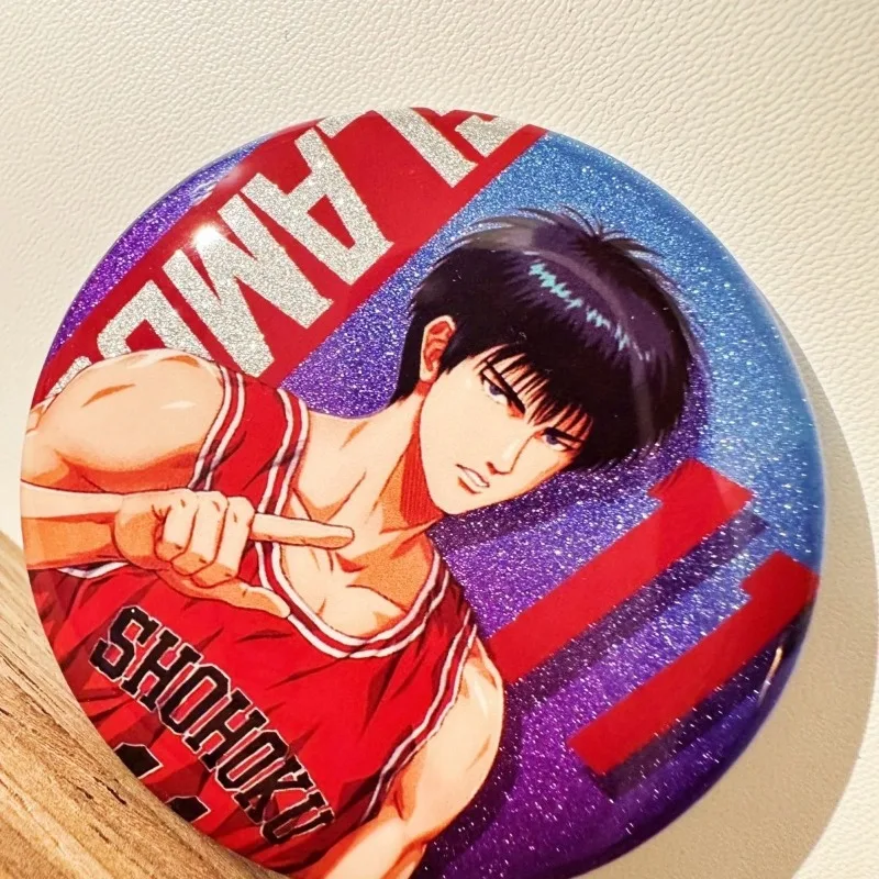 Nouveau Slam Dunk Kaede Rukawa personnage d'anime périphériques Bar Chirp broche personnalité créative fer blanc Badge accessoires cadeaux