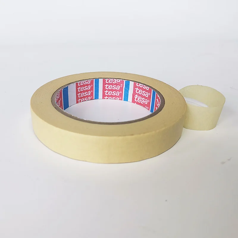 Tesa 4349 Tape Lightly creped paper masking tape for many types of indoor applications