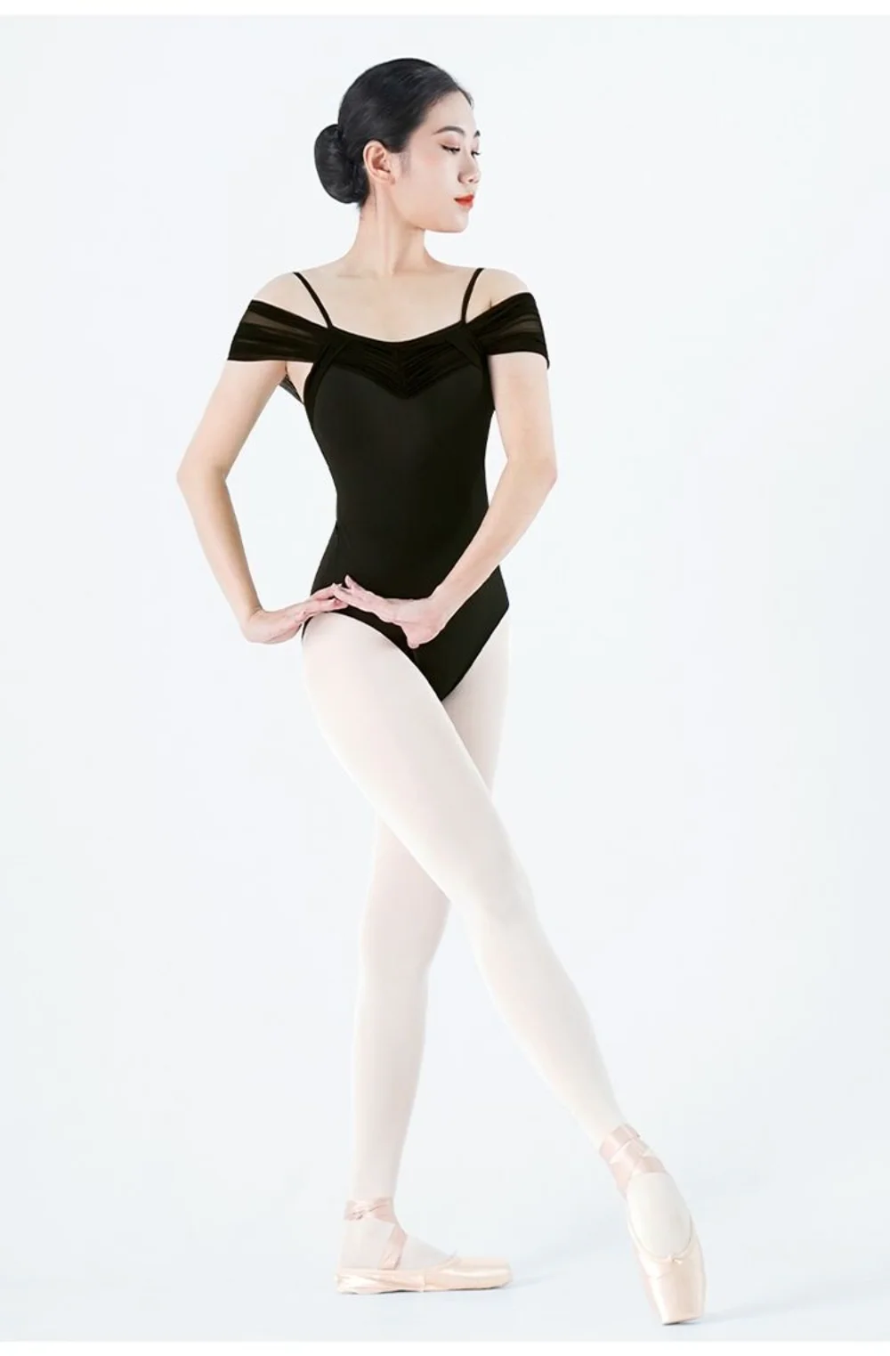 Body per balletto per le donne Costume da ballo per adulti abbigliamento da pratica per donna body da ginnastica costumi da palcoscenico per Ballerina per adulti