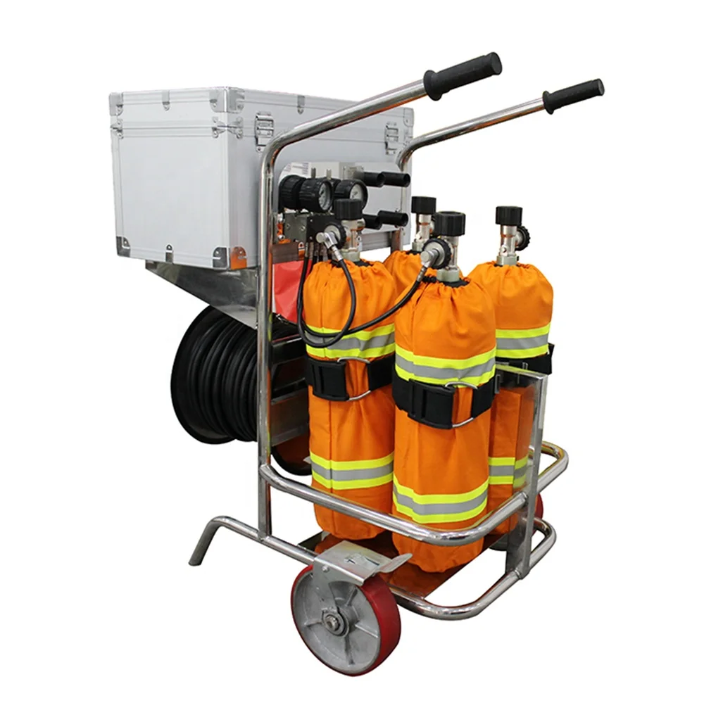 2020 Hot Sell Portable Compressed Trolley Breathing Apparatus