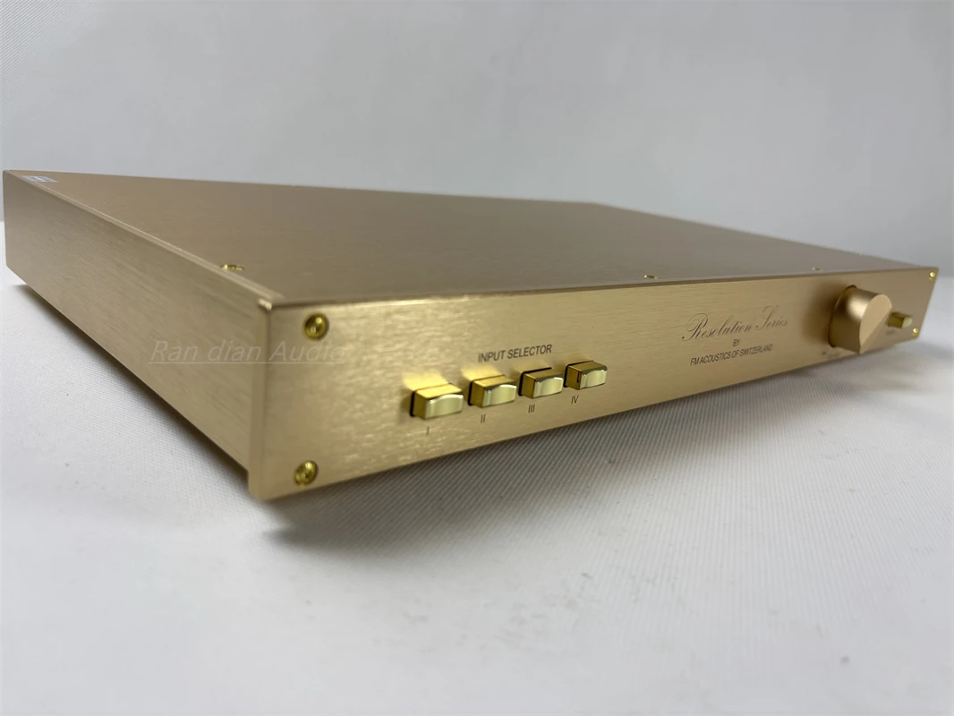 HI END  FM244 Circuit Preamplifier Transistor Amplifier, HIFI Monitoring Preamplifier ,RCA * 4  Home Audio Amplifier