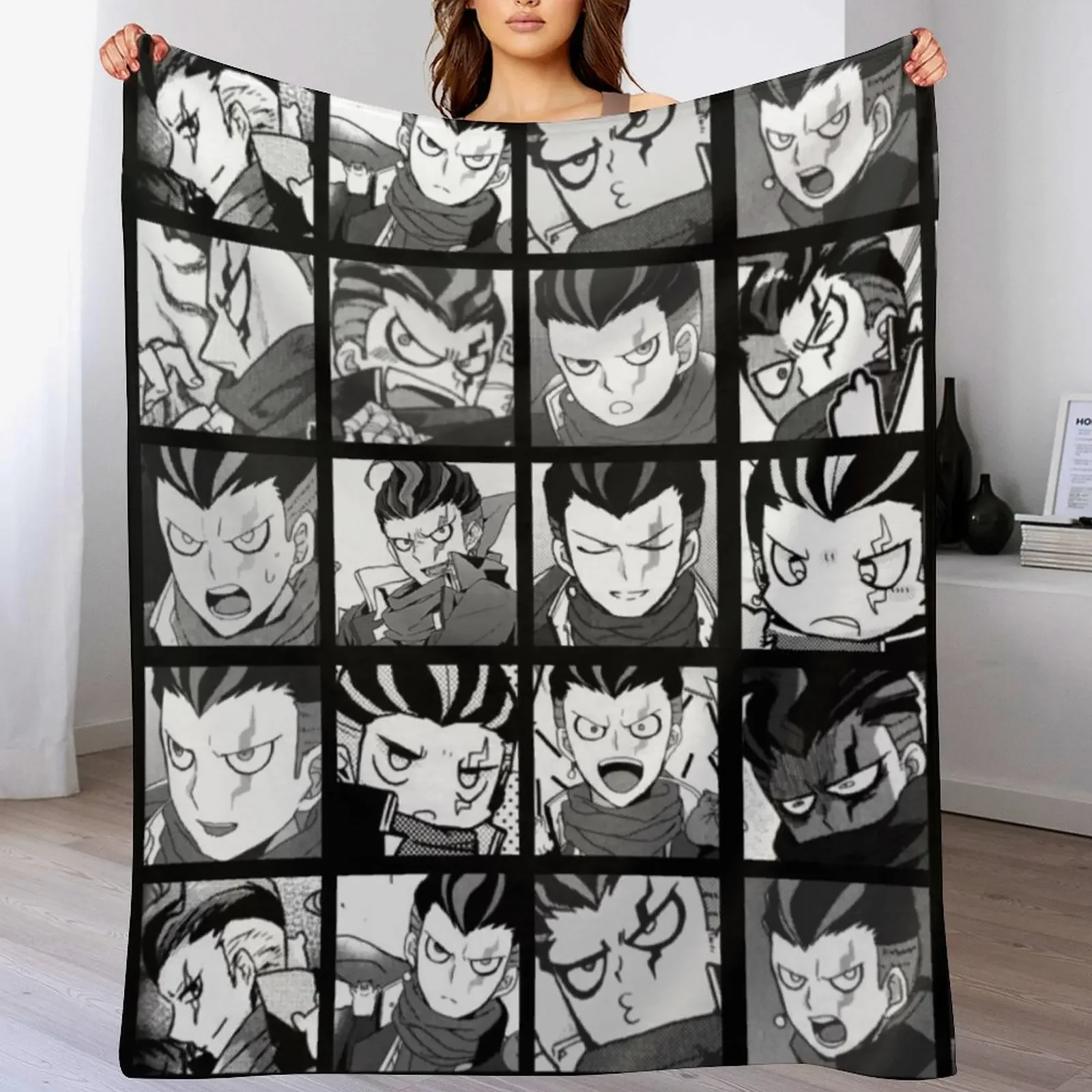 

Gundham Manga Collection Throw Blanket Portable Lightweight Blanket for Travel Camping