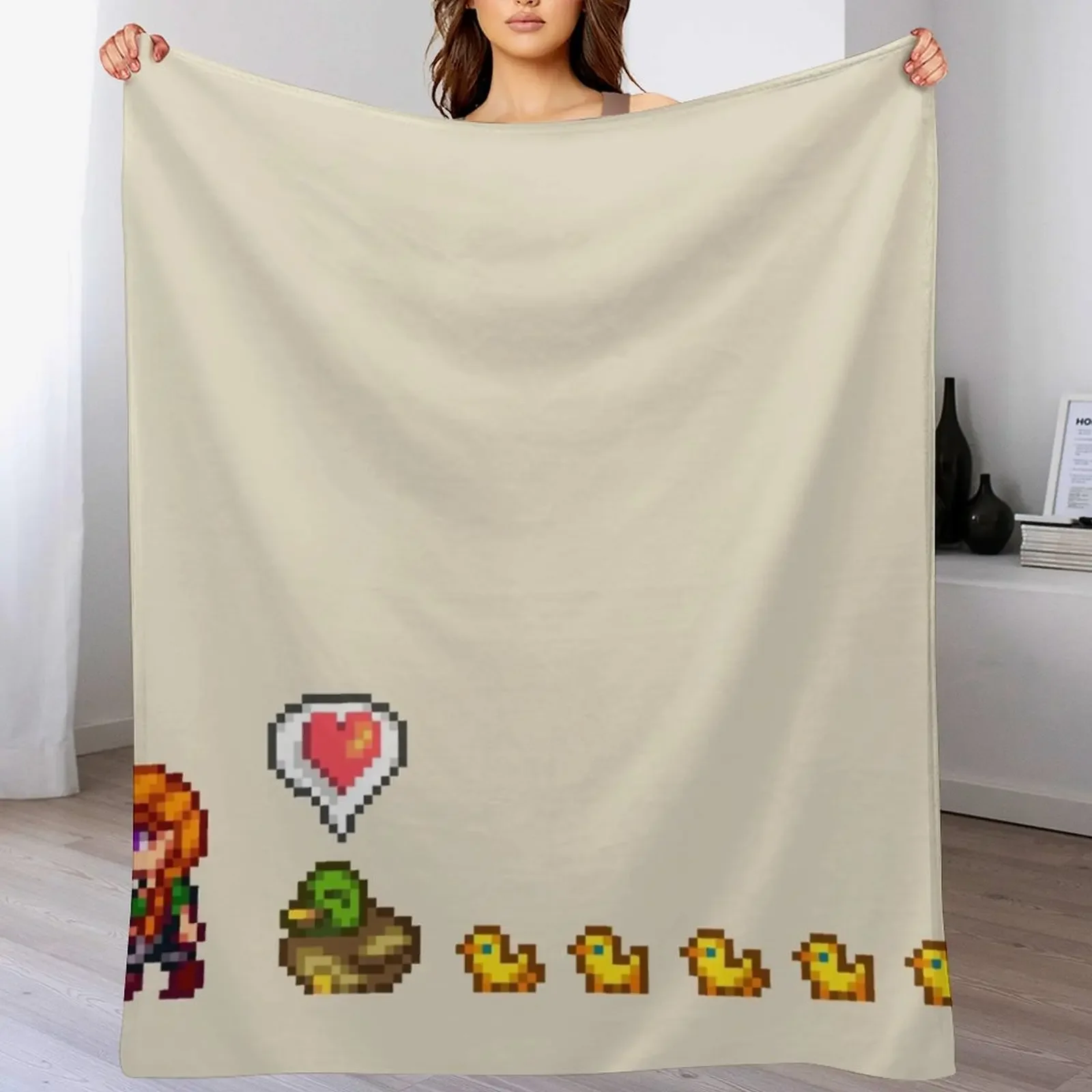 Ducklings of the Valley Throw Blanket For Baby Soft Beds Blankets