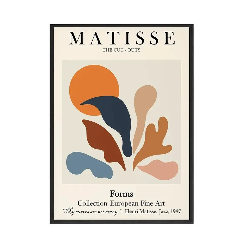 Scandinavian Henri Matisse Abstract Lines HD Canvas Painting Minimalist Wall  Poster Print Home Bedroom Living Room Decor - Image 10