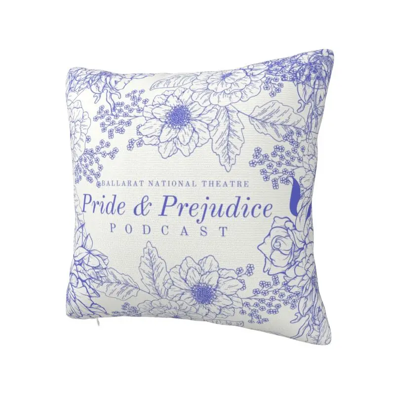 Pride And Prejudice Throw Pillow Covers Bedroom Decoration Jane Austen Cushions Cover For Sofa Car Square Polyester Pillowcase