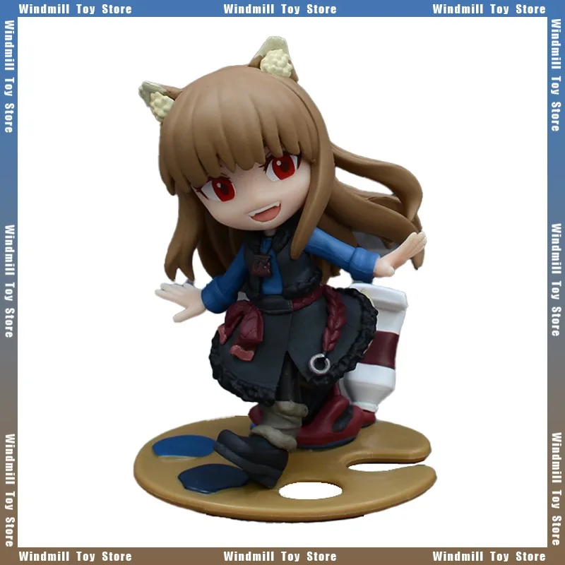 

11 см Spice and Wolf Holo милый волк мудрай волк анимация периферийные устройства Высококачественная коллекционная модель настольный орнамент украшение игрушка
