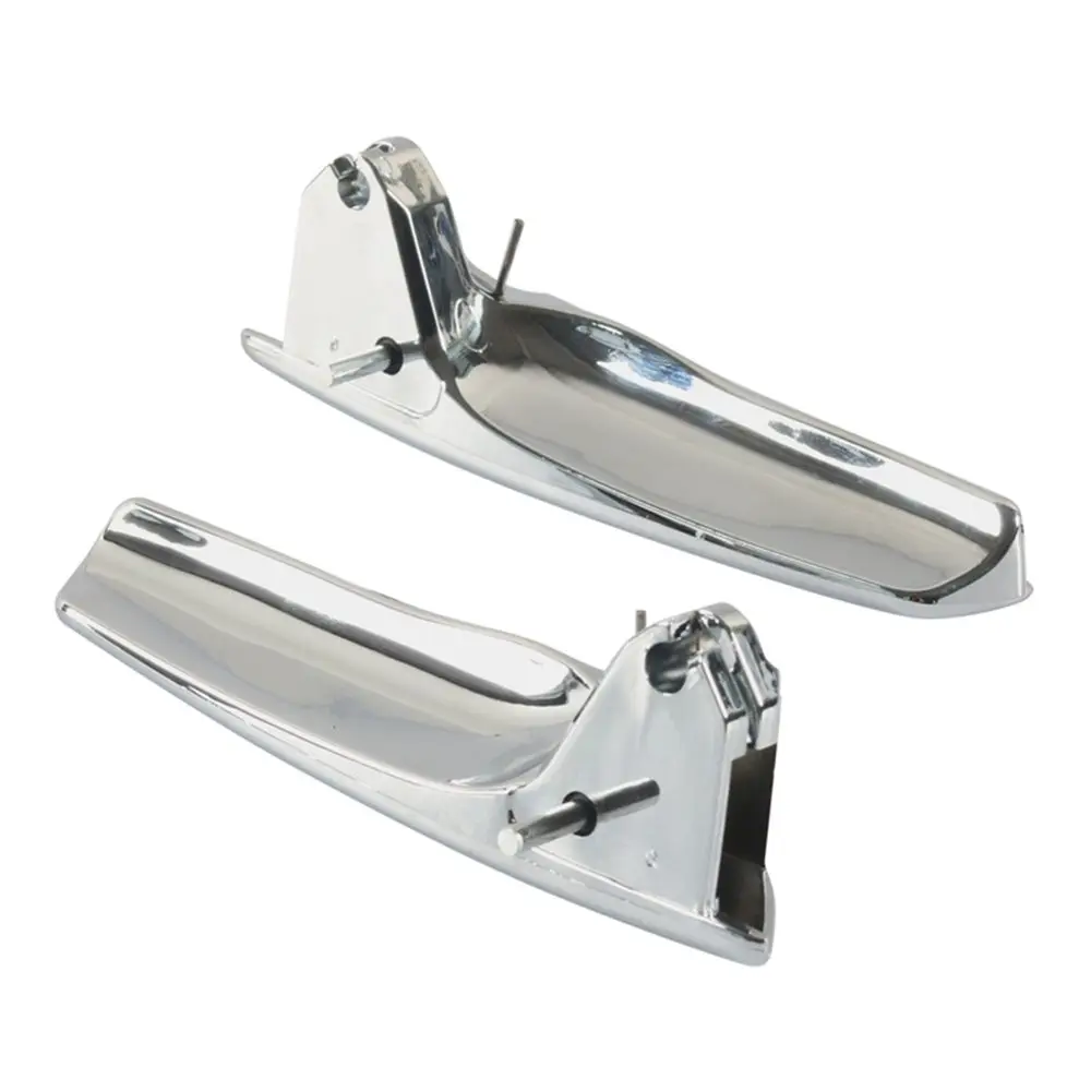 Car Interior Left/Right Inner Door Handle Replacement For Chevy GMC Chrome 2007-2014 15935956 15939085