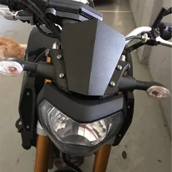 For YAMAHA MT-07 MT07 MT 07 2013 2014 2015 2016 Aluminum Motorcycle Motorbike accessories Windshield Windscreens Wind Deflectors