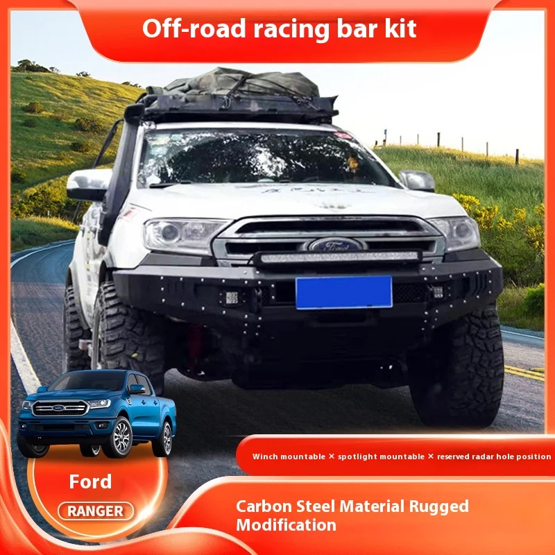

Applicable For 2020 RANGER RAPTOR BUMPER Small Raptor Front Bumper Racing Bumper Flat Head Asia-Pacific Model