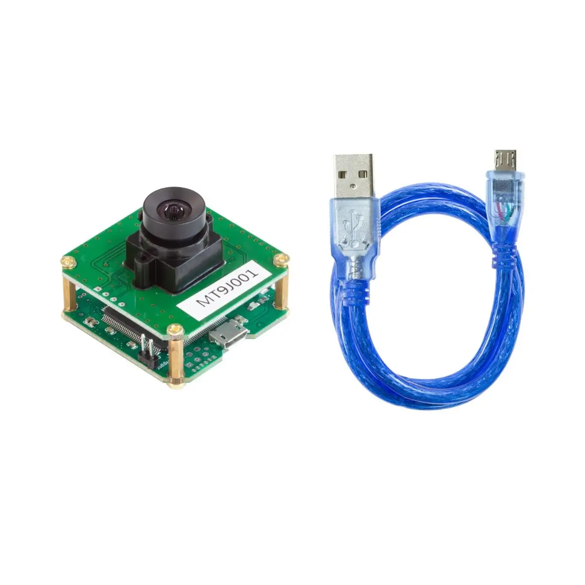 Arducam 10MP USB Camera Evaluation Kit - CMOS MT9J001 1/2.3-Inch Monochrome Camera Module with USB2 Camera Shield (Rev.E)