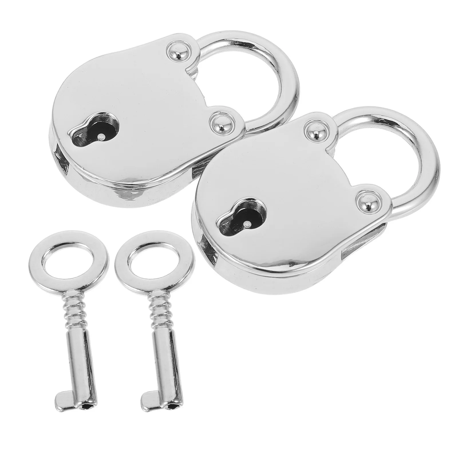 

2Set Mini Luggage Locks Keys Compact Metal Padlocks Travel Suitcase Backpack Jewelry Box Small Lock Mini Luggage Locks