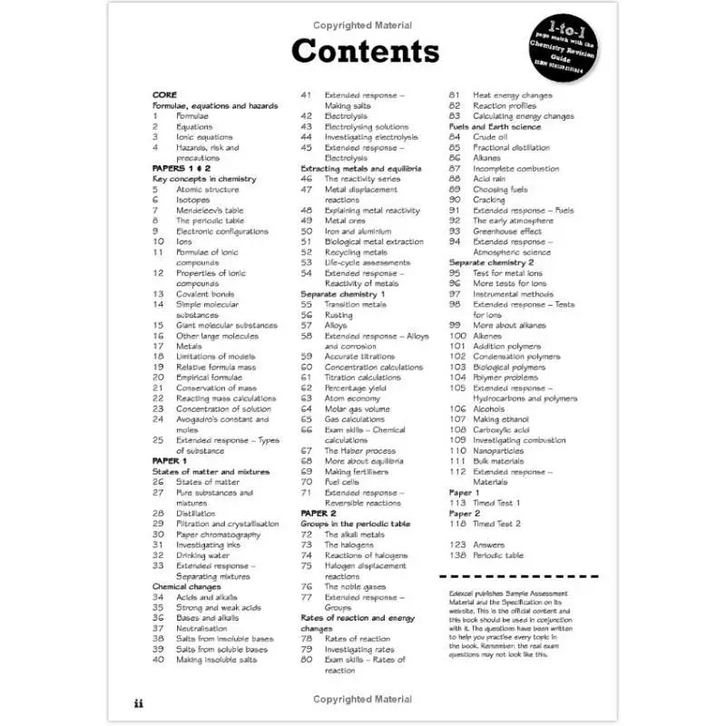 بيرسون مراجعة Edexcel GCSE مصنف مراجعة أعلى للكيمياء لعام 2025 و2026 تقييمات ولامتحانات 9781292131948 #2