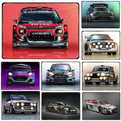 Plaque Metal Tin Signs Off Road Cars Wall Decoration Vintage Art Posters Iron Painting for Man Cave Home Cafe Garage Club Bar