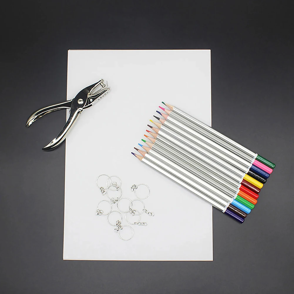 1-Set Shrink Plastic Material Package DIY Heat Shrinkable Sheet Material DIY Versatile Handicraft Accessories For Make Hairpins