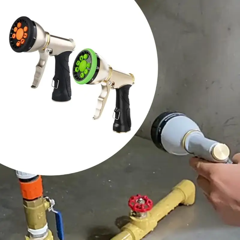 

Модель тяжелого типа 9, садовая насадка-распылитель, цинковые сплавы, шланговый распылитель высокого давления для полива D2RD