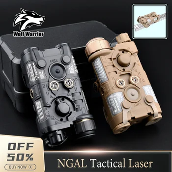 전술 NGAL 빨간색 녹색 파란색 IR 레이저 나일론 손전등 LED 스트로브 Airsoft 스카우트 무기 라이트 20mm 레일 레이저 사냥 시력 ﻿ ﻿